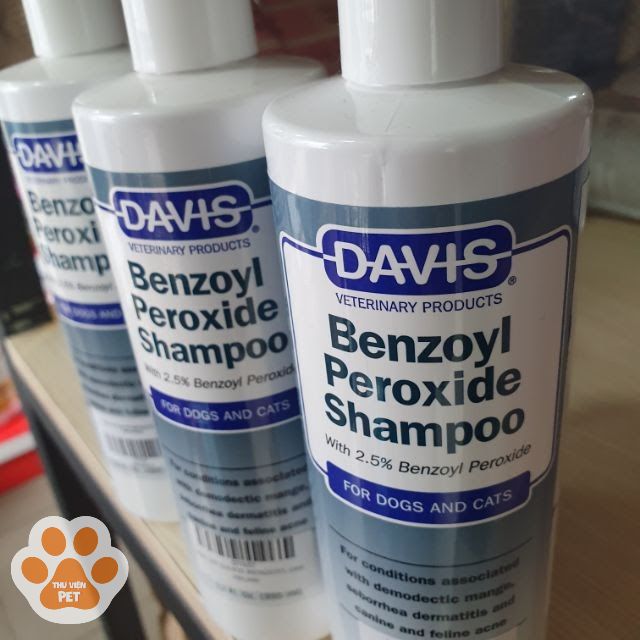 Davis Benzoyl Peroxide sữa tắm trị ghẻ ngứa cho chó vô cùng hiệu quả