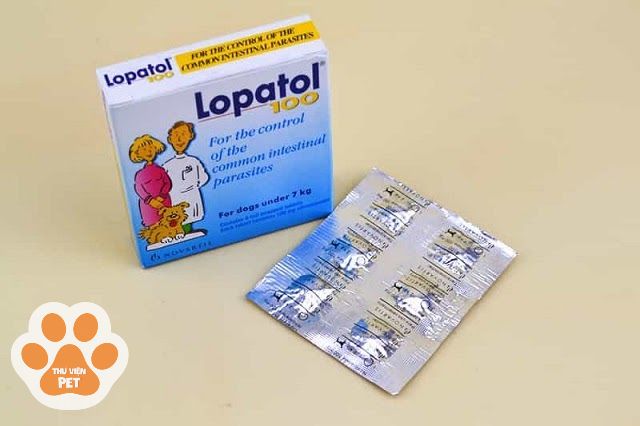 Lopatol cũng là một thương hiệu thuốc tẩy giun cho chó con nổi tiếng