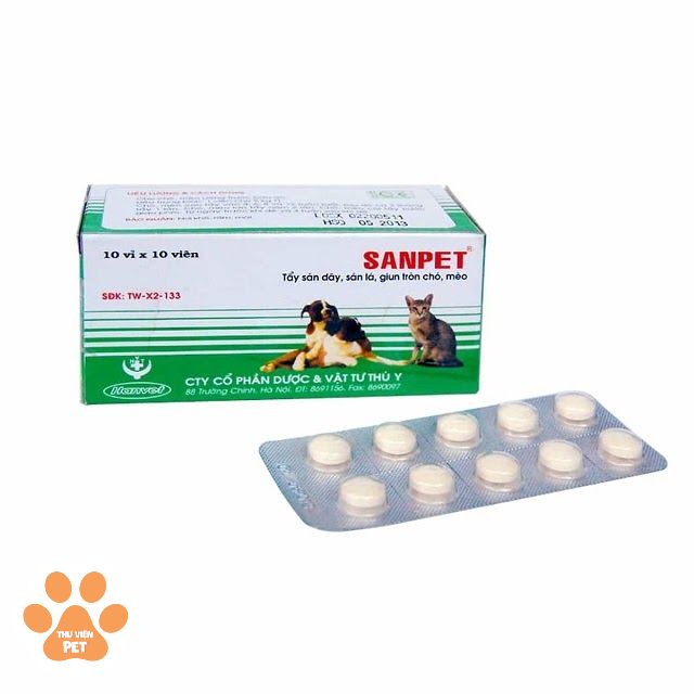  Sanpet là một trong những loại thuốc tẩy giun tốt nhất hiện nay