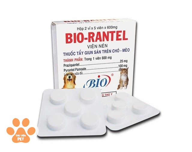 Bio Rantel có khả năng tiêu diệt nhiều loại giun và ký sinh trùng gây ảnh hưởng đến sức khỏe cún nhà bạn