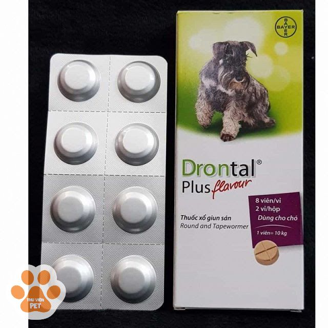 Drontal Plus Bayer là thuốc xổ giun được điều chế ở dạng viên nén