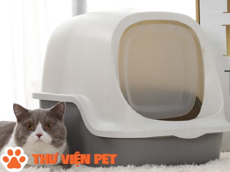 Nhà vệ sinh cho mèo Aupet Luxury Covered Litter Box tiện lợi