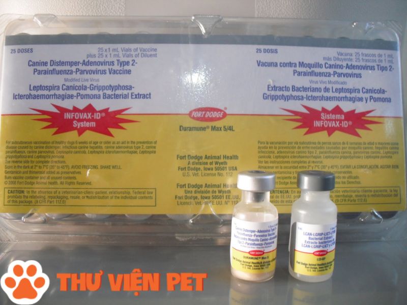 Vắc xin Duramune của Fort Dodge cho chó không phòng ngừa được bệnh Coronavirus 
